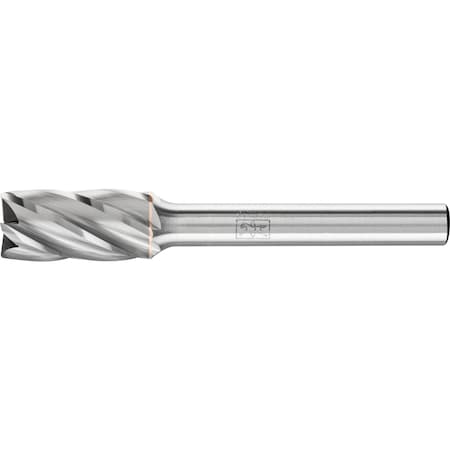 HICOAT Carbide Bur - Cylind. (end Cut), ALU Cut - 3/8 X 3/4 X 1/4 Shank - SB-3,  HC-NFE Coating